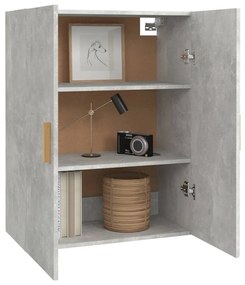 betonszürke függő faliszekrény 69,5 x 34 x 90 cm