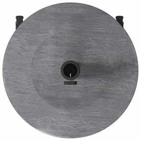 Kültéri Napernyő Tartók Sötét fa 48 x 48 x 32.5 cm Acél, Beton
