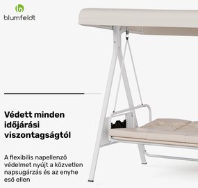 GranSway hollywoodi hinta 3 üléses egyénileg állítható Porszórt acél Időjárásálló