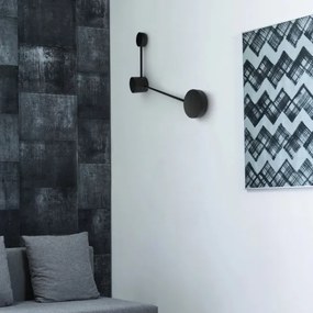 LED fali lámpa JOY 2xGX53/6W/230V fekete