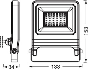 Osram - LED reflektor ENDURA LED/30W/230V 3000K IP65
