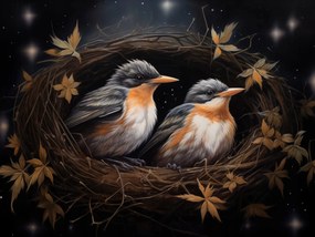 Poszter 20x15cm Csillag ölelés