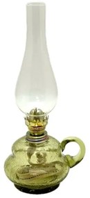 Petroleumlámpa ANNA 33 cm erdőzöld színben