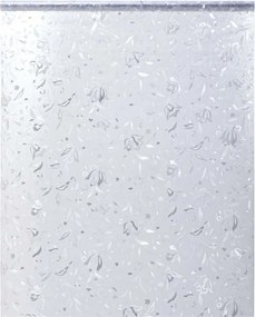 vidaXL matt virágminta PVC ablakfólia 90 x 500 cm
