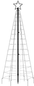 kék LED karácsonyfa tüskékkel 220 LED 180 cm