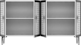 Tuna 120 - White, Silver