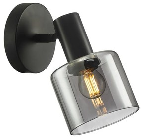 Italux SANTIA WL-65342-1 BK+SG Fali lámpa 1x40W/E27 IP20