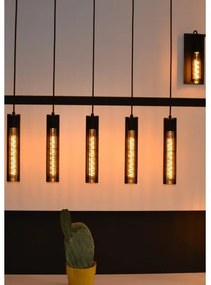 Lucide 73406/05/30 - Csillár zsinóron LIONEL 5xE27/60W/230V