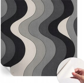 Fotótapéta Dekoratív Fali Tapéta Képek Szürke hullámok 250x250