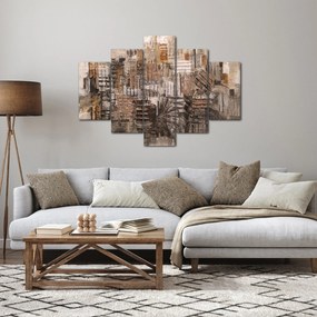 Kép - absztrakció barna tónusokkal (150x105 cm)