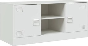 vidaXL fehér acél TV-szekrény 99 x 39 x 44 cm