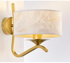 Jupiter 2111 - KASZMIR fali lámpa 1xE27/15W/230V fehér/arany/márványmintás