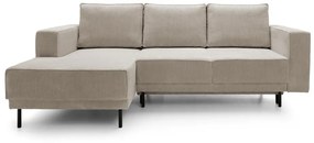 Sarokkanapé Rodriguez mini (B) (sötét bézs + fekete). 1099143