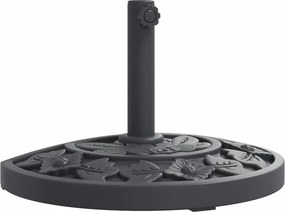 vidaXL félkör alakú napernyőtalp rúdhoz Ø38 / 48 mm 9 kg