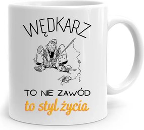 A Horgász Ajándék Bögre Egy Életstílus, fényképes nyomtatással