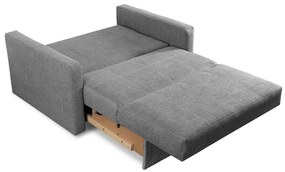 Ágyazható Kétszemélyes Kanapé Szürke Színben. MILAN 2