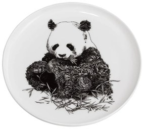 Marini Ferlazzo Panda fehér porcelán tányér, ø 20 cm - Maxwell &amp; Williams