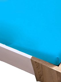 Ágynemű Jersey türkiz TiaHome - 90x200cm