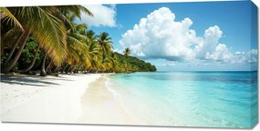 Vászonkép 100x50cm Hálószoba Nappaliba Panoráma Paradicsom tengerpart 2