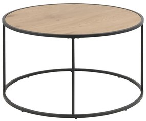 SARON dohányzóasztal tölgy/fekete