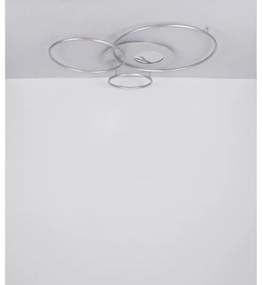 Globo 48466-70A - Dimmelhető LED mennyezeti lámpatest INVERTINA LED/70W/230V ezüst + távirányító