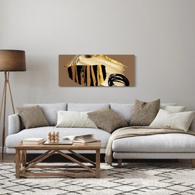 Kép - Absztrakció aranybarna N⁰2 (120x50 cm)