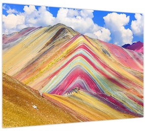 Kép - Rainbow Mountain, Peru (70x50 cm)