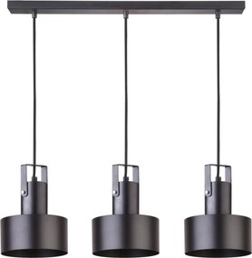 SIGMA LIGHTING 31194 RIF Többágú Függesztett Lámpa Fekete E27 IP20
