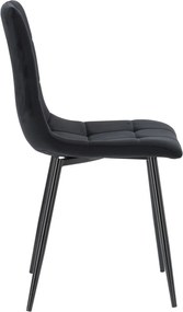 Modern Bársony Szék 44 x 54 x 88,5 cm