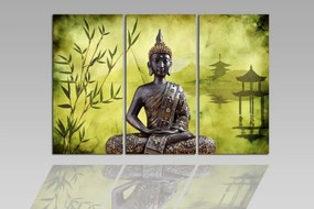 Digital Art vászonkép | 1202-S Buddha Verde THREE