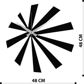 Enzoclock fém falióra, 48×48 cm – S024