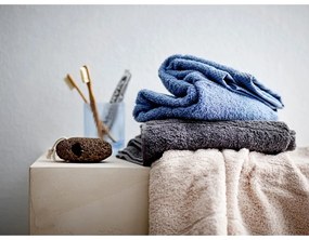 Sötétszürke frottír pamut törölköző 50x100 cm Line – Södahl