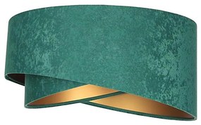 GALAXY univerzális lámpabúra E27, 45 cm, zöld/arany