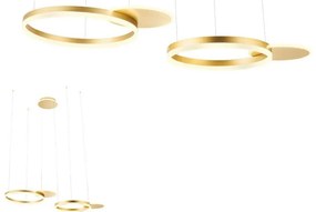 Redo 01-2606 - LED Dimmelhető csillár zsinóron SIGUA LED/99W/230V 3000K arany