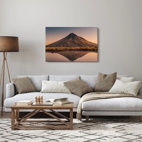 A Mount Taranaki visszaverődése, Új-Zéland (90x60 cm)