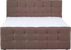 Boxspring ágy, 180x200, barna, BEST