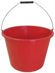 Műanyag vödör mérőskálával, 12 l, átmérő 32 xmagasság 23 cm, piros