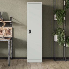 Fém iratszekrény ALEX, 450 x 1850 x 400 mm, szürke