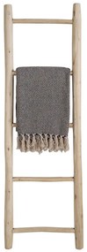 Dekorációs létra teak fából, natúr, 50x150 cm