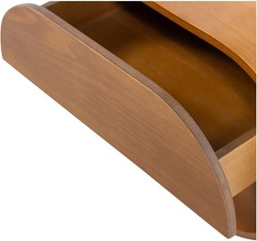 Natúr színű többszintes fali polc 39 cm Momo – WOOOD