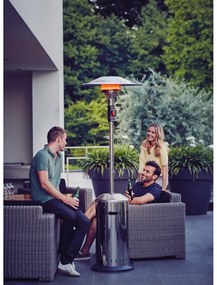 Elegance ezüstszínű gáz hősugárzó - ENDERS