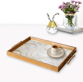 Üveg tálca, 38×24 cm – TPEA9808