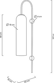 King Home SLACK MSE010100341 Fali lámpa 1x40W/E27 IP20