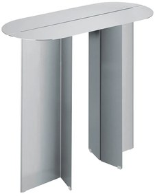 Matt ezüstszínű rozsdamentes acél konzolasztal 35x80 cm Oru – Blomus