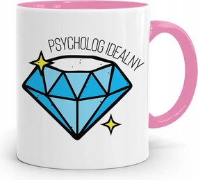 Pszichológus Pszichiáter Terapeuta Bögre Rózsaszín, fényképes nyomtatással