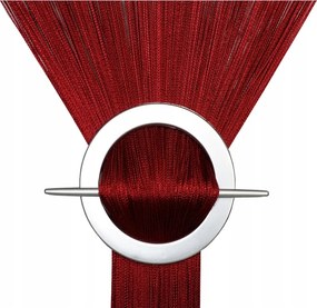 Függöny Spagetti Spagetti Függöny 300x250 bordó