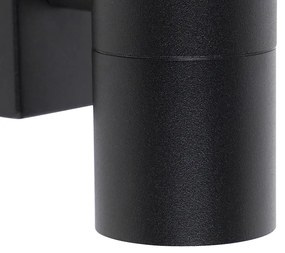 Okos kültéri fali lámpa fekete, WiFi GU10 IP44-gyel - Solo