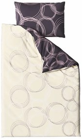 Pamut ágynemű BUBBLES BLEND fekete Ágyneműhuzat mérete: 70 x 90 cm | 140 x 200 cm