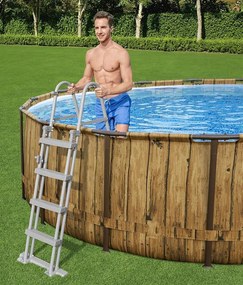 BESTWAY Power Steel Swim Vista fémvázas medence szett, 488 x 122 cm 56725