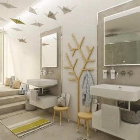 NIMCO ZP 13001VX - LED Fürdőszobai tükör háttérvilágítással 3000-6500K 70x50 cm IP44